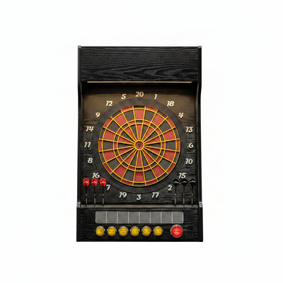 Cricket Pro Dartcade Electronic Dartboard Set, 15.5” Regulation Soft Tip Board, Arcade‑Style LED Scoring, Voice Callouts, 41 Games/323 Variations, up to 16 Players