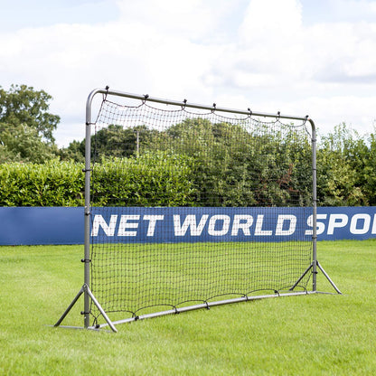 Soccer Rebound Wall (12Ft X 6Ft or 16Ft X 7Ft) | Dual-Sided Soccer Rebounder | Freestanding Spring-Loaded Soccer Rebound Net | Soccer Training Equipment