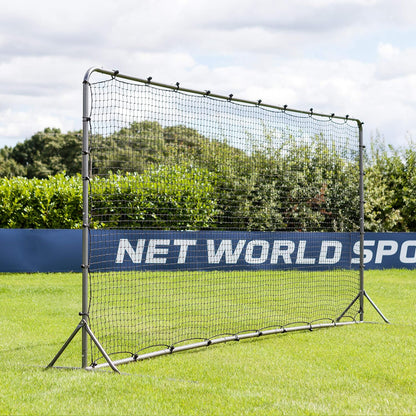 Soccer Rebound Wall (12Ft X 6Ft or 16Ft X 7Ft) | Dual-Sided Soccer Rebounder | Freestanding Spring-Loaded Soccer Rebound Net | Soccer Training Equipment