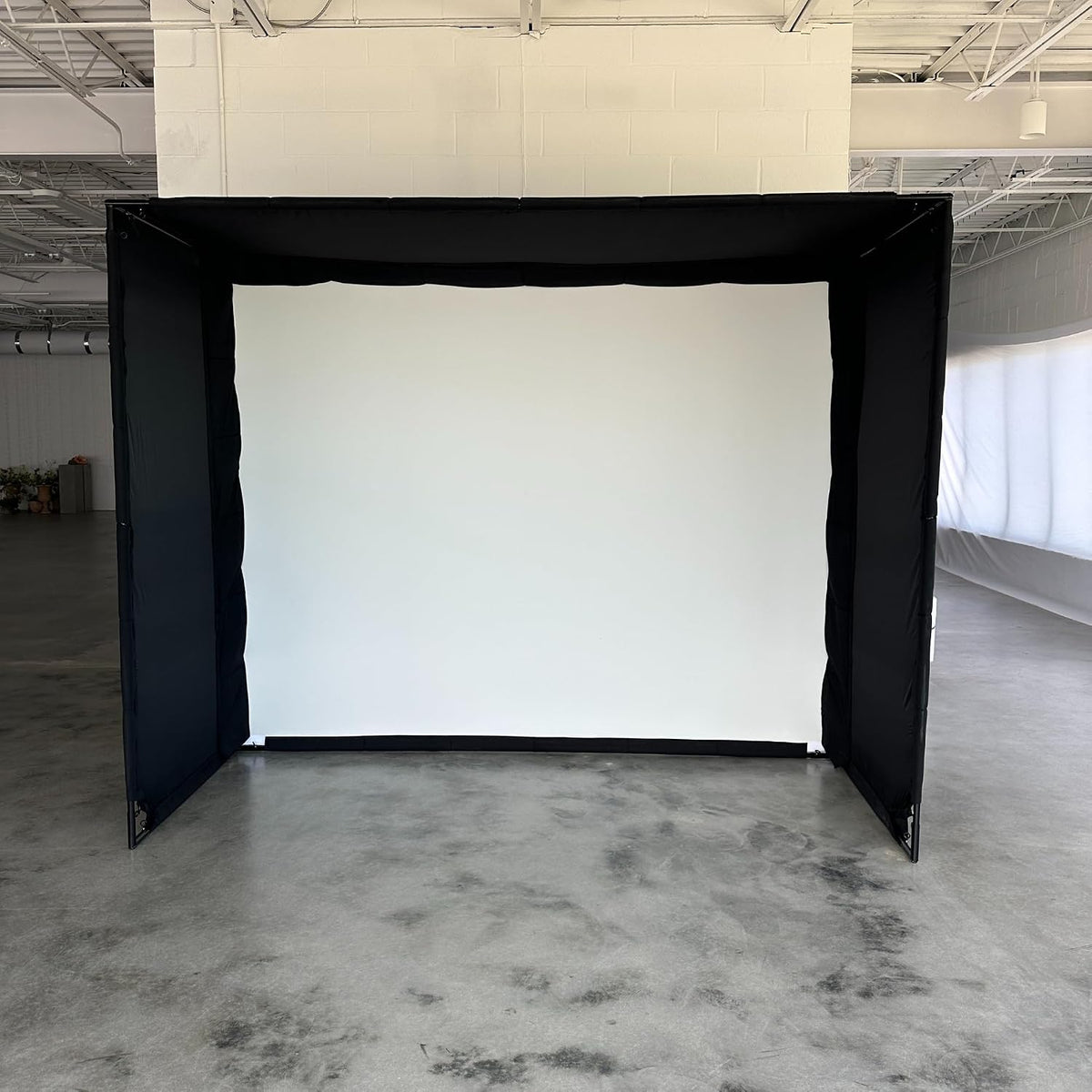 Golf Simulator Enclosure Kit – Choose 8X8 Ft, 10X8 Ft, or 12X8 Ft – Complete Frame + Enclosure + HD Impact Screen (Home Indoor/Outdoor Practice)