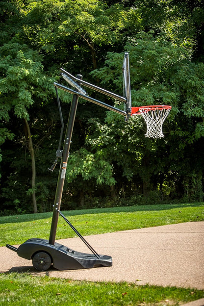 NXT Portable Adjustable 10Ft Outdoor Basketball Hoop - 50" and 54" Basketball Goal Backboard Available - Assembles in 90 Minutes