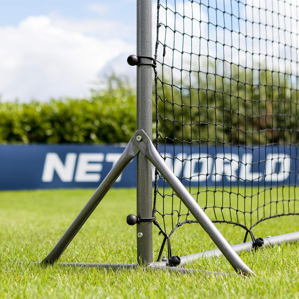 Soccer Rebound Wall (12Ft X 6Ft or 16Ft X 7Ft) | Dual-Sided Soccer Rebounder | Freestanding Spring-Loaded Soccer Rebound Net | Soccer Training Equipment