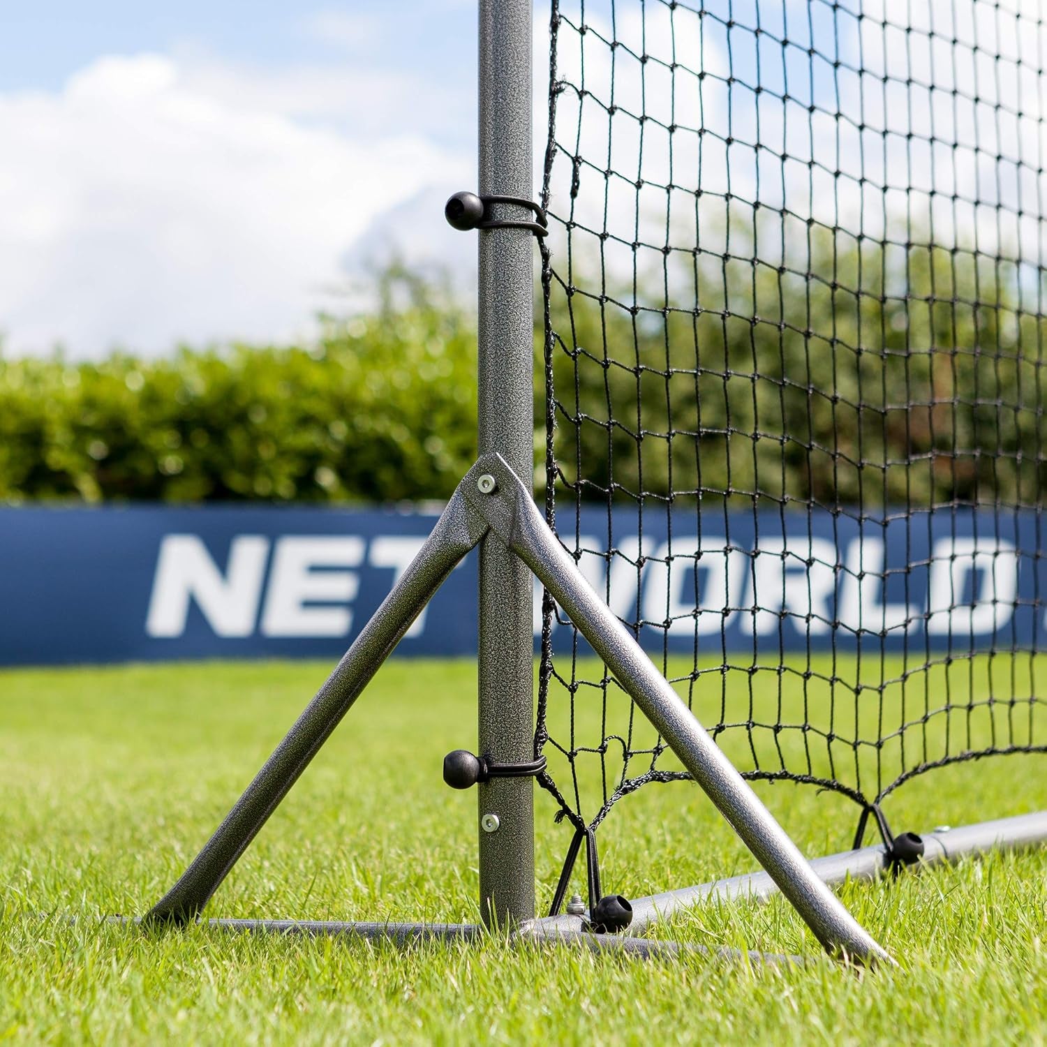 Soccer Rebound Wall (12Ft X 6Ft or 16Ft X 7Ft) | Dual-Sided Soccer Rebounder | Freestanding Spring-Loaded Soccer Rebound Net | Soccer Training Equipment