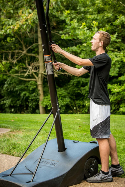 NXT Portable Adjustable 10Ft Outdoor Basketball Hoop - 50" and 54" Basketball Goal Backboard Available - Assembles in 90 Minutes