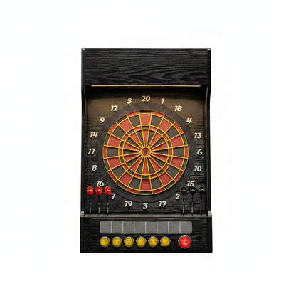 Cricket Pro Dartcade Electronic Dartboard Set, 15.5” Regulation Soft Tip Board, Arcade‑Style LED Scoring, Voice Callouts, 41 Games/323 Variations, up to 16 Players