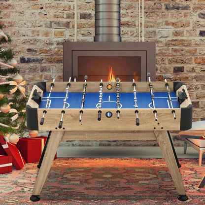 54 Inch Full Size Foosball Table, Soccer Table Game for Kids and Adults, Arcade Table Soccer for Home, Indoor Game Room Sport, Easy Assembly.