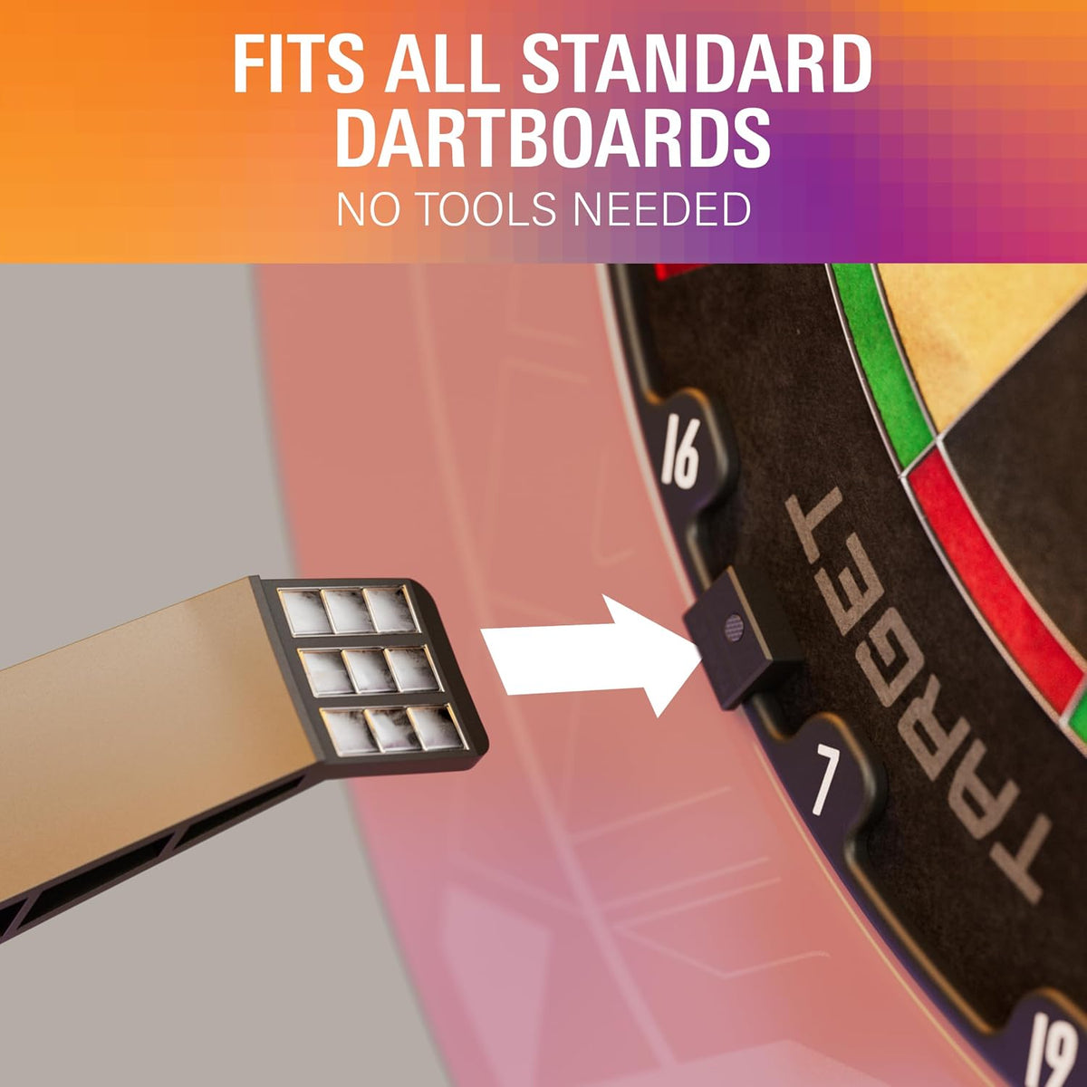 Omni Auto Scoring Camera System Surround LED Light | Automatic Scorer, Magnetic Dartboard Ring Lighting, Records Dart Scores, Fits All Dartboards | Ultimate Home Bundle