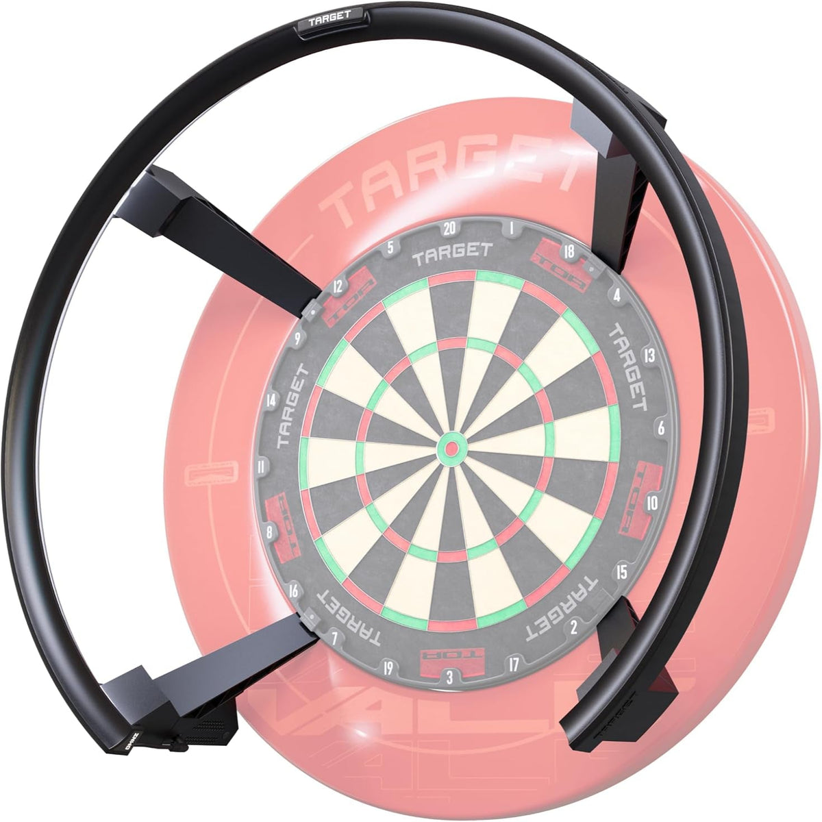 Omni Auto Scoring Camera System Surround LED Light | Automatic Scorer, Magnetic Dartboard Ring Lighting, Records Dart Scores, Fits All Dartboards | Ultimate Home Bundle