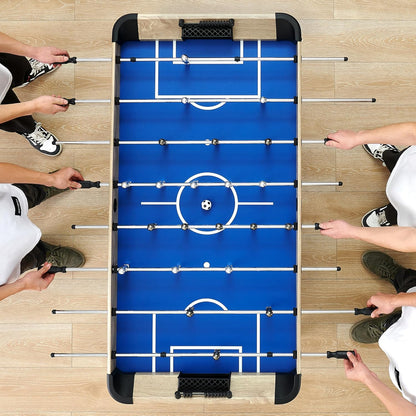 54 Inch Full Size Foosball Table, Soccer Table Game for Kids and Adults, Arcade Table Soccer for Home, Indoor Game Room Sport, Easy Assembly.