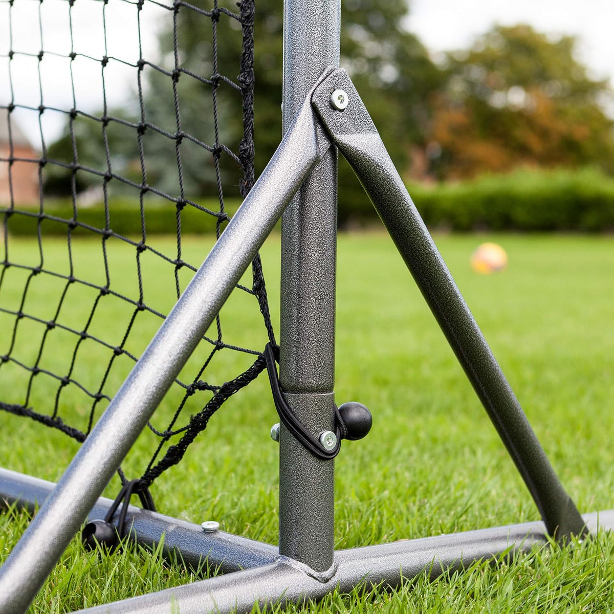 Soccer Rebound Wall (12Ft X 6Ft or 16Ft X 7Ft) | Dual-Sided Soccer Rebounder | Freestanding Spring-Loaded Soccer Rebound Net | Soccer Training Equipment
