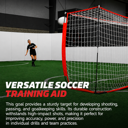 12 x 6 FT Portable Futsal Soccer Goal with Carrying Bag