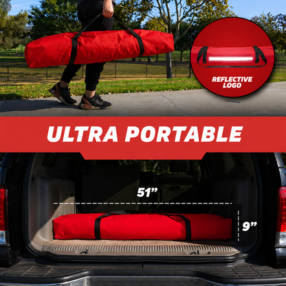 12 x 6 FT Portable Futsal Soccer Goal with Carrying Bag